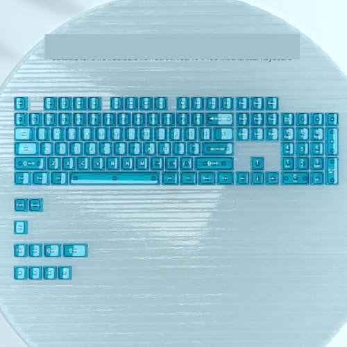 �����ȃN���A�L�[�L���b�vMDA�v���t�@�C���N���X�^���Z���~�b�NPC�L�[�L���b�v�Z�b�g115���RGB�o�b�N���C�gMX�X�C�b�`�L�[�{�[�h(BLUE)