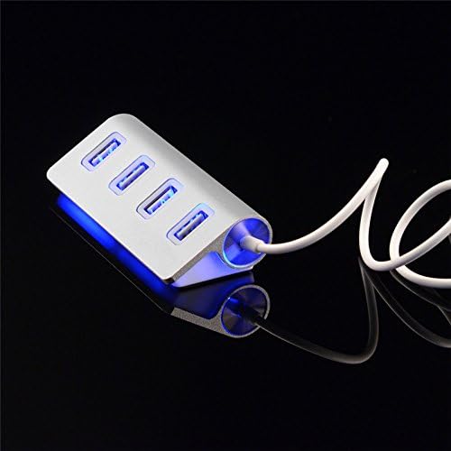 4 Ports high Speed USB hub 2.0 480mbps hab USB Mini Cool Light USB hub for Multi-Device Computer