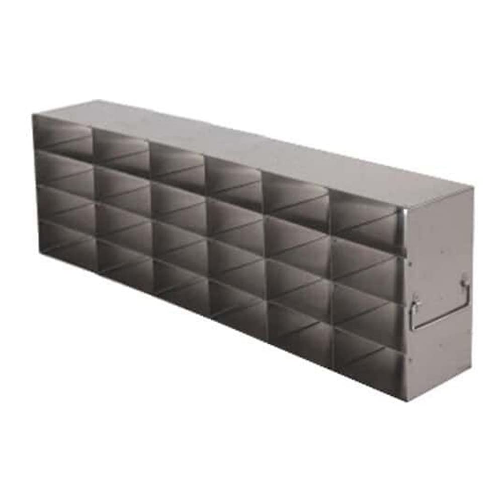 Argos Technologies RMX642A Upright Freezer Rack for Matrix Box with a Max Height of 2 7/16", Capacity 24 Box, 21 1/4" Length, 10" Height, 5 7/16" Width