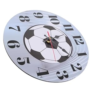 Mipcase Vintage Zegar Ścienny Piłka Nożna