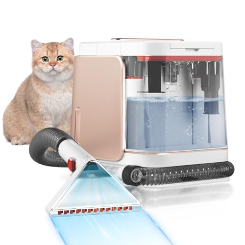 Portable Car & Upholstery Cleaner with 2 Tools, Pink