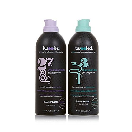 Tweak-d Rise and Shine & Ultra Nourishing Self Cleansing Hair Treatment Duo
