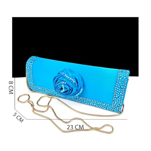 Women’S Handmade Flower Design Pumps and Bag Set for Wedding Party Satin Slingbacks with Bordered Pattern3