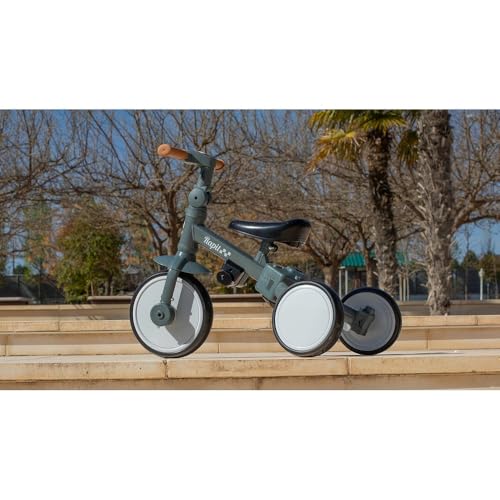 Triciclo Evolutivo 5 In 1 Per Bambini Interbaby | Triciclo Bambini 1 Anno A 5 | De | Da Triciclo A Bicicletta Con O Senza Pedali | Versatile E Adattabile | Colore Grigio - 22