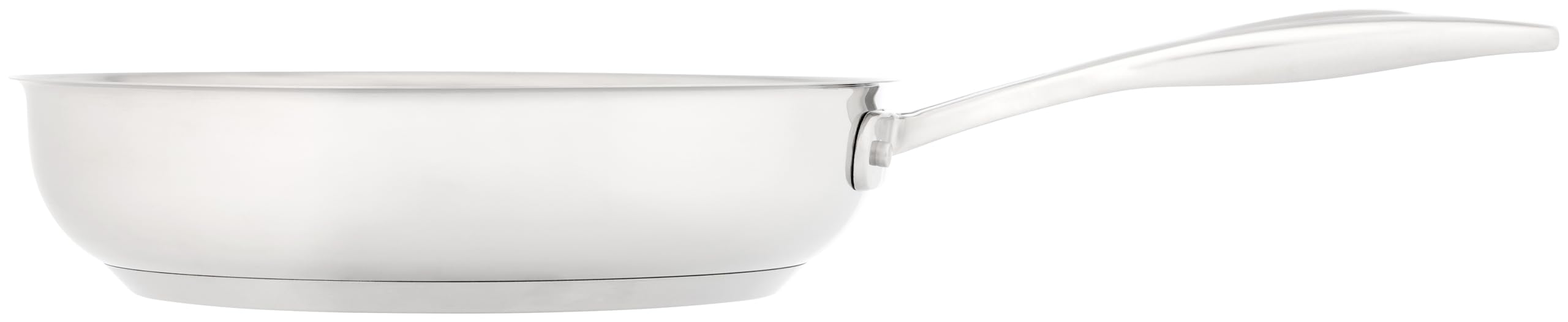 Stellar Profile Stainless Steel Uncoated Frying Pan -24 cm, Durable Frying Pan for Everyday Cooking Induction Ready - Image 4