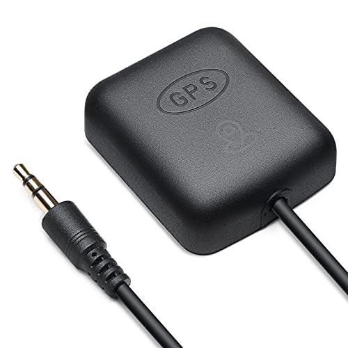 Crosstour GPS Antenna for Dashboard Cameras with 3-pin 3.5mm GPS Port and 2.5K Dash Cam CR900 (DM20)