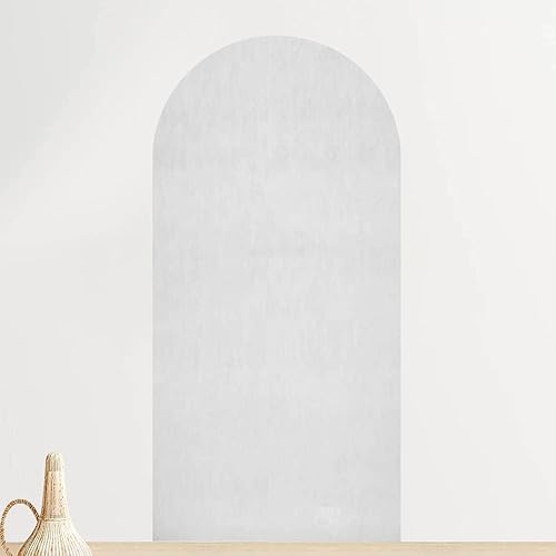 Adhesivo decorativo para pared con diseño de arco recién enlucido y pintado en blanco, adhesivo autoadhesivo extraíble, decoración de pared mural