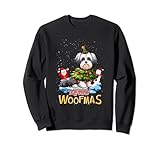 havanese merry christmas tree lights dog felpa