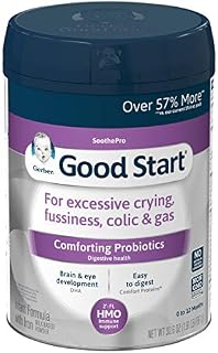 Gerber Good Start Soothe (HMO) Non-GMO Powder Infant Formula, Stage 1, 30.6 Ounces
