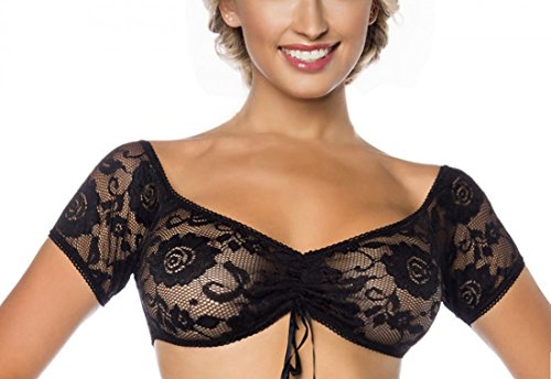 Preisvergleich Produktbild Dirndline Damen Dirndl-Bluse Dirndlbluse, Kurze Lnge, S