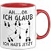 Tanzlehrer Tasse Geschenk Ah Ok Ich Glaub Ich Habs Jetzt Tanzen T&auml;nzer Geschenkidee (Rot)