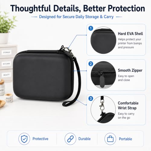 Image of Comecase Label Maker Case for Nelko P21, for Phomemo D30, for JADENS D11