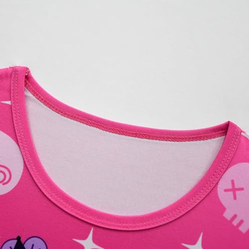 Princess Peach Nightgowns Little Girls Casual Kuromi Dress Princess Peach Pajamas3