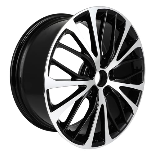 SCITOO wheel rims size:18 * 8.0in,ET:50,H/PCD:5 * 114.3,CB:60.1,1 pcs BLACK MACHINE FACE