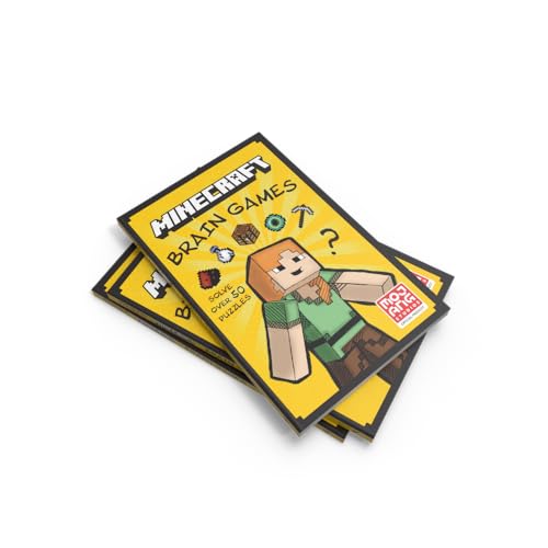 Image of Minecraft Brain Games: An official illustrated Minecraft children's puzzle book - perfect for kids into video games aged 7, 8, 9, 10 and 11 - new for 2025!