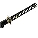 Vulcan Gear Classic Handmade Sharp Japanese Katana Samurai Sword with Scabbard and Single Sword Wood Stand - Choose You Handle Style (Orchid Tsuba)