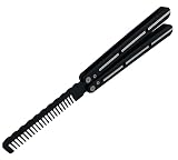EMHFLYFN Stainless Steel Comb Practice Trainer for Beginner Unsharpened Blade Folding Tool Set