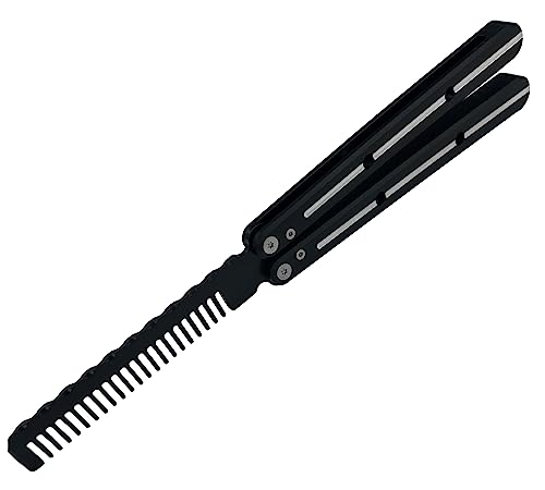 Peigne papillon acier inoxydable débutant pour s'entraîner au salon sans risque