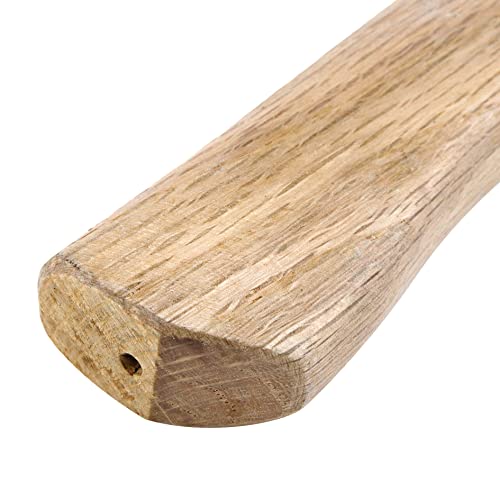 HEVSTIL 15 Inch Axe Handle Replacement Replacement Hickory Handle Wood Tool Handle for Axe Hammer Oval - Thumbnail 4