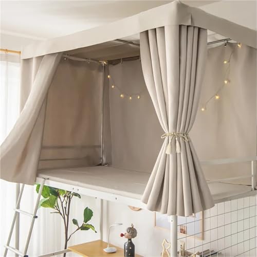 Cortina de cama litera de dibujos animados para dormitorios 4