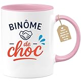 Mettez en valeur votre esprit d'équipe et votre sens de l'humour avec ce mug unique. Que ce soit pour démarrer la journée avec énergie ou pour une pause bien méritée, ce mug est toujours là pour rappeler les bons moments passés ensemble.