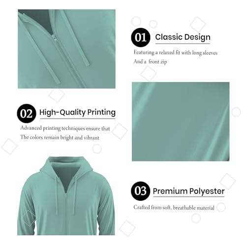 Mens Fishing Zip Up Hoody for Dad Jumping Bass Fish Out of the Water Zipper Hoodie Fishing Jacket4