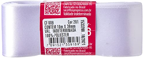 Fitas Progresso CF009-201, Fita de Cetim, 38 mm, 10 m, Multicolor