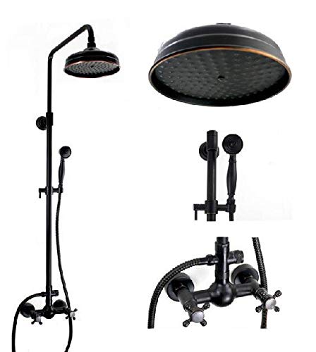 Robinet de salle de bains en laiton noir Ars013 au style rétro chic