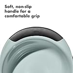 OXO Good Poignées 3-Piece Ensemble de bols de mélange en plastique - Cadet Bleu, Tour Gray, Jade, Petit, Moyen, Grand