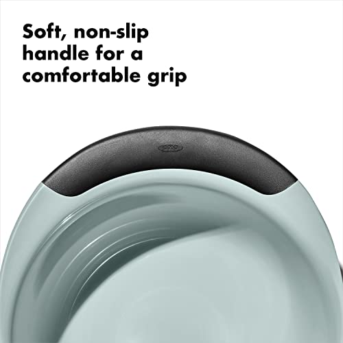 OXO Good Grips 3-Piece Plastic Mixing Bowl Set - Cadet Blue, Tower Gray, Jade, Small, Medium, Large by OXO - Used condition - Image 3