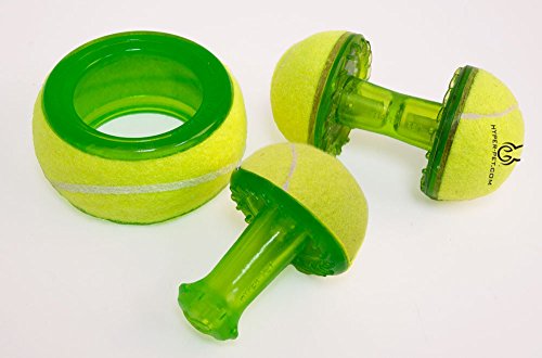 Hyper Pet Tennis Chewz Ring Interactive Dog Toy, Green #TOP3