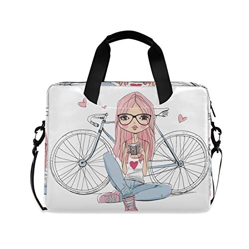 Laptp Case - Funda para ordenador portátil de 15,6", 360°, color rosa Cover