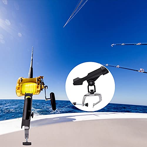 Fishing Boat Rod Holder, 1/2/4 Pack Pole Stand Rack, 360° Adjustable Holder Racks Bracket For Kayak Canoe Raft Fishing, Reinforced Nylon (2 Pack) #TOP6