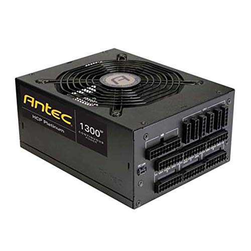 Antec HCP-1300 Platinum 1300W ATX12V / EPS12V SLI Crossfire 80 Plus Platinum Certified Full Modular Active PFC Power Supply - Intel Haswell Fully Compatible