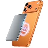 KEEZING 超薄型 モバイルバッテリー MagSafe対応 軽量 小型 8000mAh ワイヤレス充電器 マグネット式 まぐせーふ 対応 15W急速充電 PSE認証済み iPhone 17/16/15/ 14/ 13/ 12シリーズ 旅行/出張/災害用 機内持ち込み可