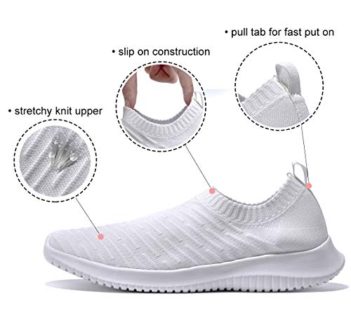 MAIITRIP Womens Comfort Elastic Sock Slip On Walking Lightweight Non-Slip Fall Shoes (Size:5.5-11)3