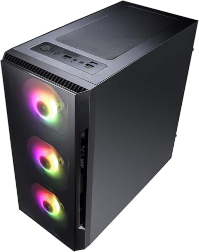 Gaming PC with Intel Core i5 3.90 GHz | 16GB DDR3 | 1TB + 256GB SSD | NVIDIA GT 1030 Graphics | RGB | WiFi 600 and Bluetooth 5 | Windows 11 Pro | Multimedia Computer
