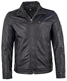 OTTO KERN- Herren Echtleder Lederjacke Lammnappa Navy Größe 60