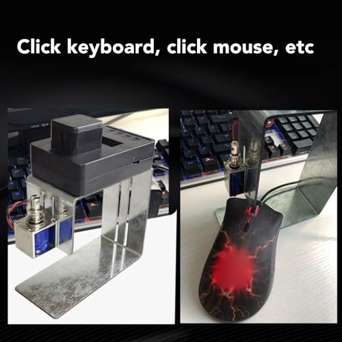 Physical Click Auto Keyboard Clicker Jigglier, Auto Random Clicking Game Assist, Adjustable Height Mover Auto Clicking Tool - Image 3