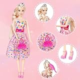 HAPITOIZ Large Maigcal Unicorn and Princess Doll, My Dream Unicorn Toys with Magical Rainbow Lights & Realistic Horse Sounds, Ideal Unicorn Gifts Horse Play Set for Girls 3-9 - Image 5