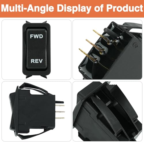 Image of Forward Reverse Switch for EZ-GO TXT PDS Electric Golf Cart 2003-Up FWD REV Rocker Switch 74323G01 74323-G01
