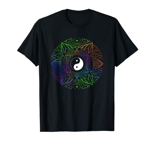 Qigong Yin Yang Símbolo Mandala Balance Tai Chi Camiseta