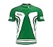 ScudoPro Nigeria Full Zipper Bike Short Sleeve Cycling Jersey for Women - Size M Multicolored