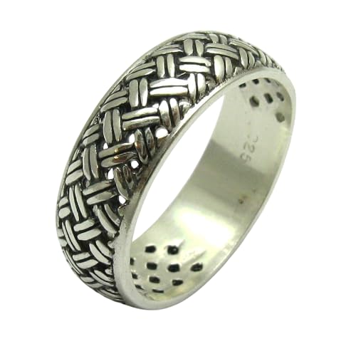 Bague en argent massif 925 Empress anneau femme élégant et intemporel R000401