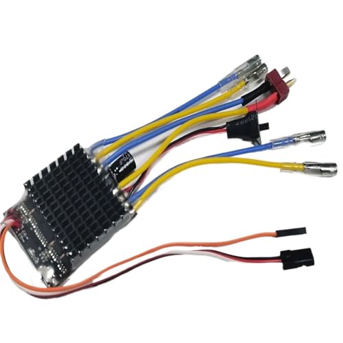 Controlador ESC para RC cepillado bidireccional 30A doble canal y soporte de batería 2-4S