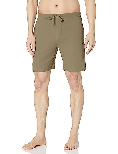 Image of BOSS Men's Waffle Contrast Logo Lounge Shorts