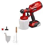Einhell Cordless Fence & Decking Paint Sprayer 18V Power X-Change, 650ml/min, Fast and Effortless Painting Of Fences, Sheds, Decking & Garden Furniture, Without Battery TC-SY 18/60 Li Solo