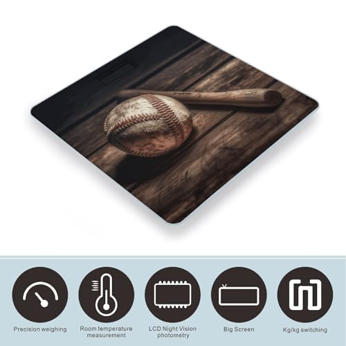 Báscula digital de baño con plataforma de vidrio templado 400 lb miniatura 3