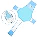 StillCool Newborn Baby Bath Seat Support Net Bathtub Sling Shower Mesh Bathing Cradle Rings for Tub (bathtub not included)(Blue)