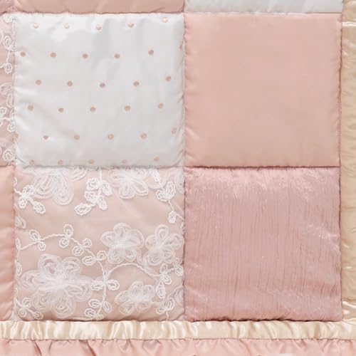 image for The Peanutshell 3 Piece Baby Crib Bedding Set for Girls - Cotton Fitte